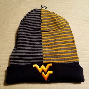 NWT • Nike, reversible WVU Ski hat, Blue and Gold